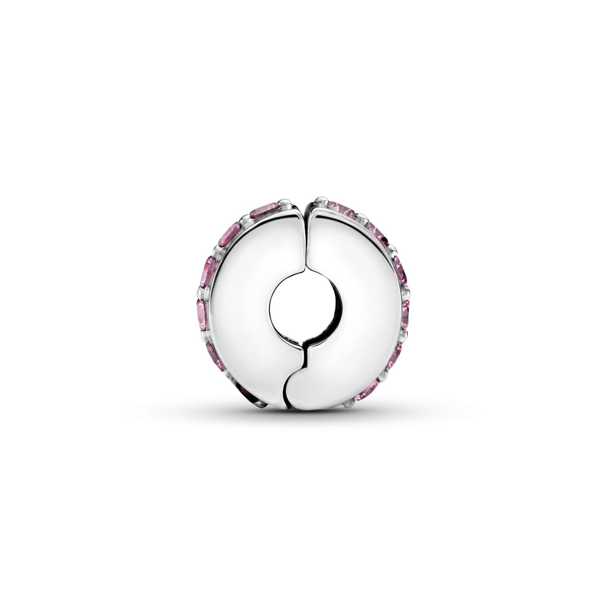 Pandora Moments Charm Clip Rangée Scintillante Rose 791972PCZ