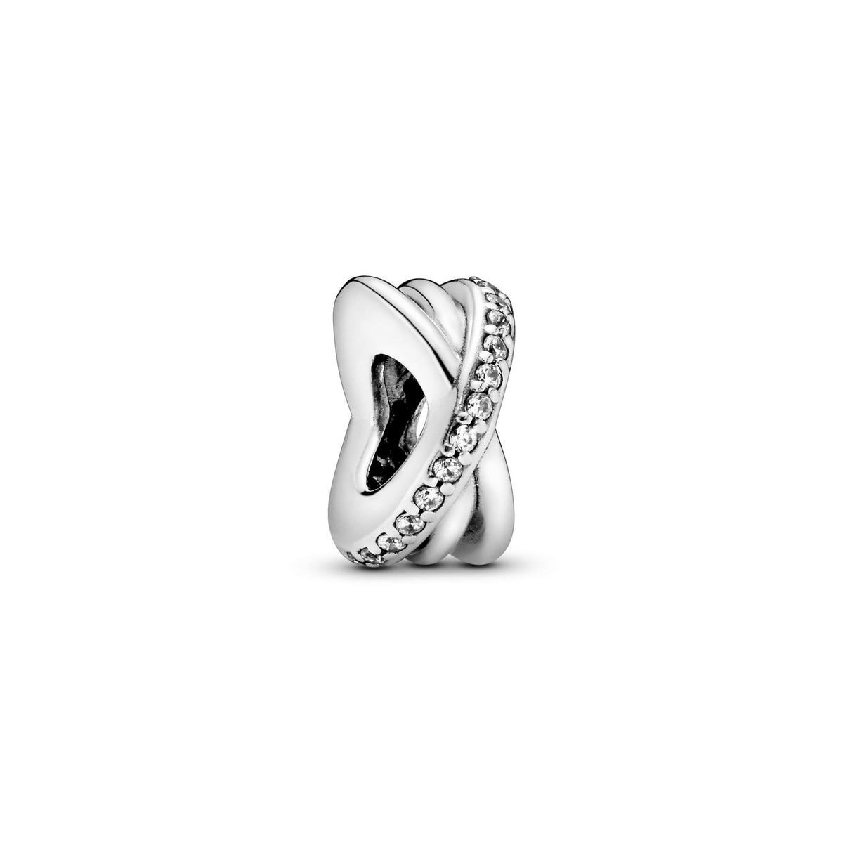 Pandora Moments Charm Espaceur Scintillant &amp; Lignes 791994CZ
