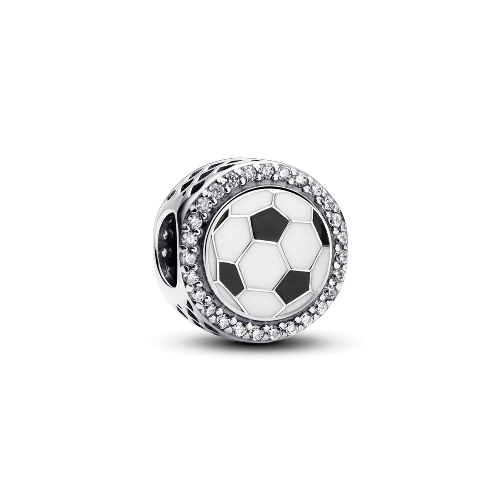 Pandora Moments Charm Ballon de Football 792016CZ_E075