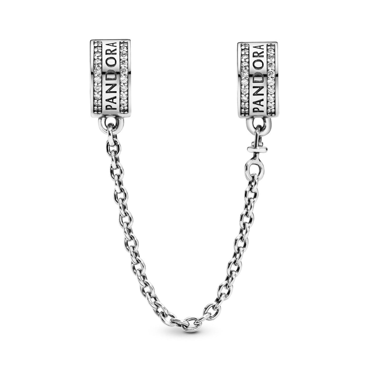 Pandora Moments Charm Clip Chaîne de Confort Signature 792057CZ-05