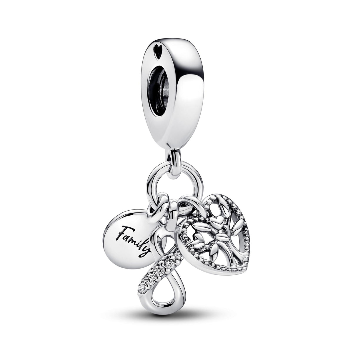 Pandora Moments Charm Pendant Triple Infini Famille 792201C01