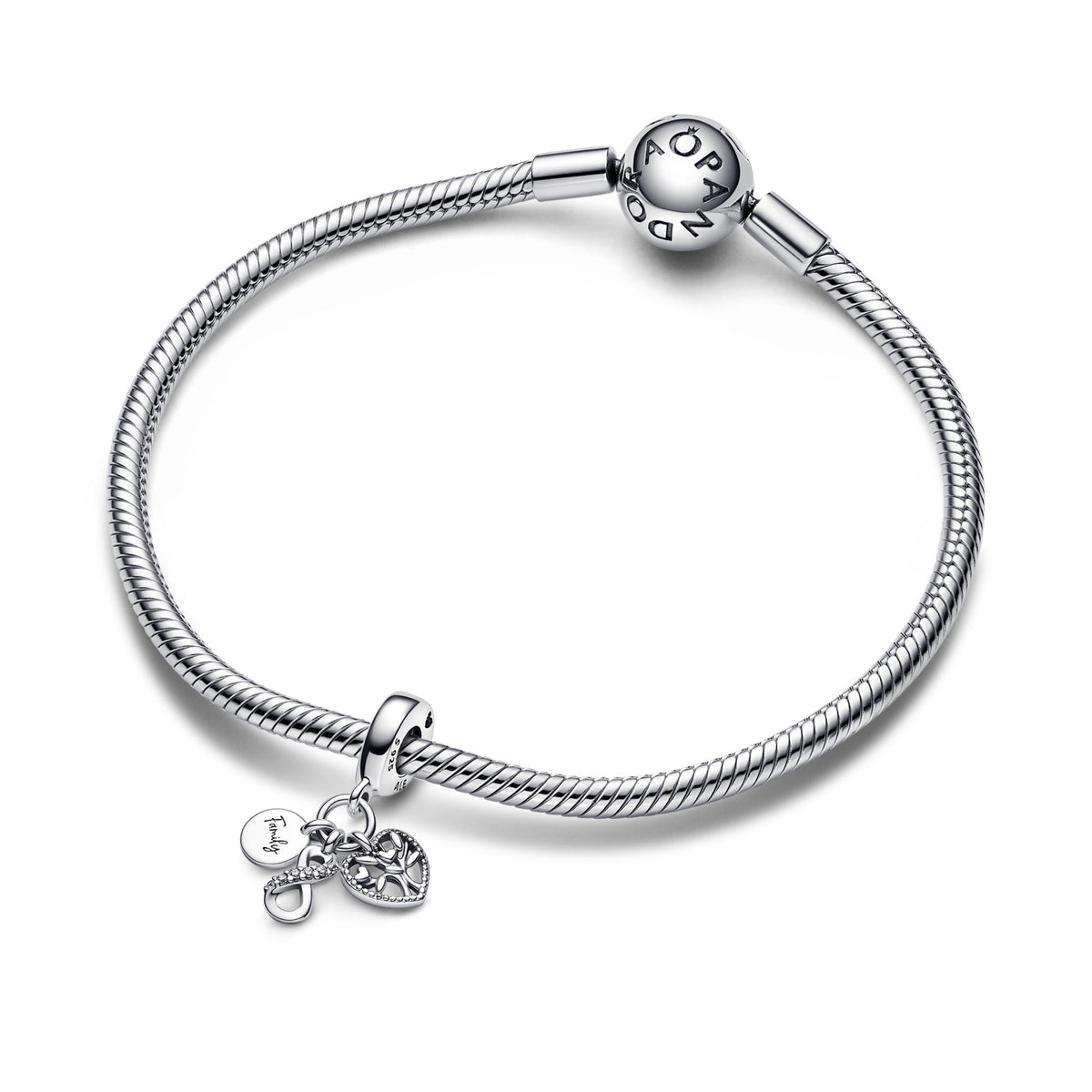 Pandora Moments Charm Pendant Triple Infini Famille 792201C01