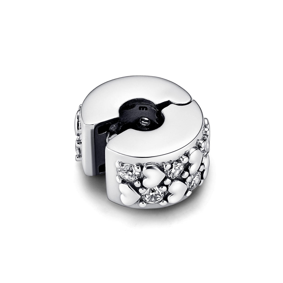 Pandora Moments Charm Clip Scintillant Cœurs de l'Infini 792235C01