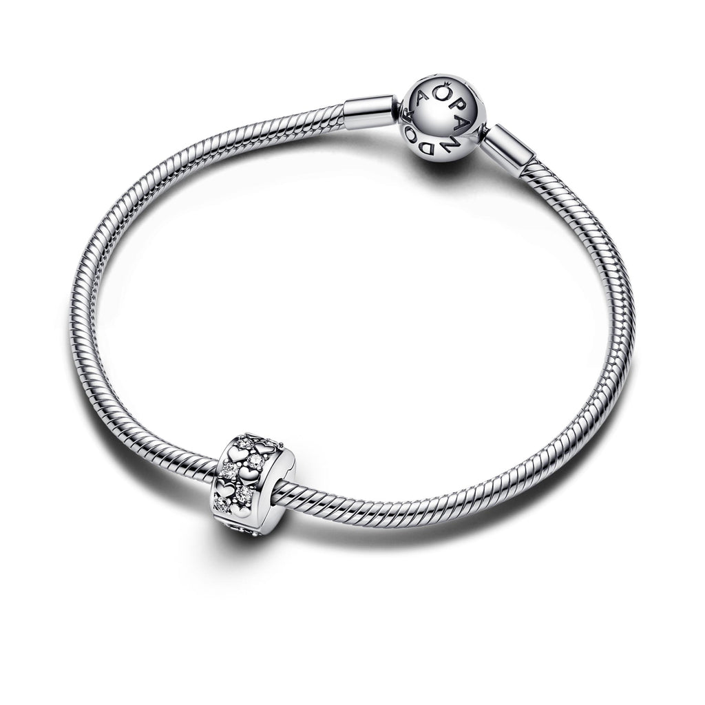 Pandora Moments Charm Clip Scintillant Cœurs de l'Infini 792235C01