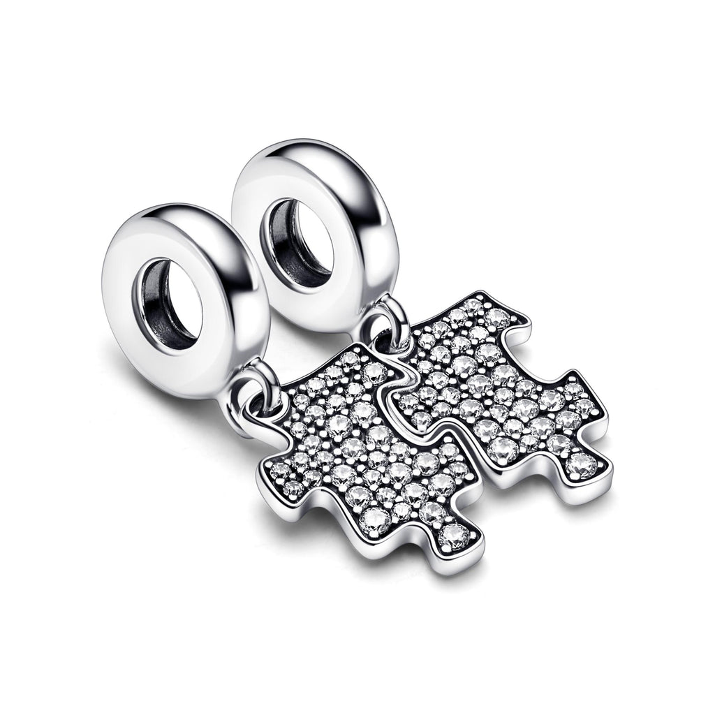 Pandora Moments Charm Pendant Pièce de Puzzle Scintillant 792241C01