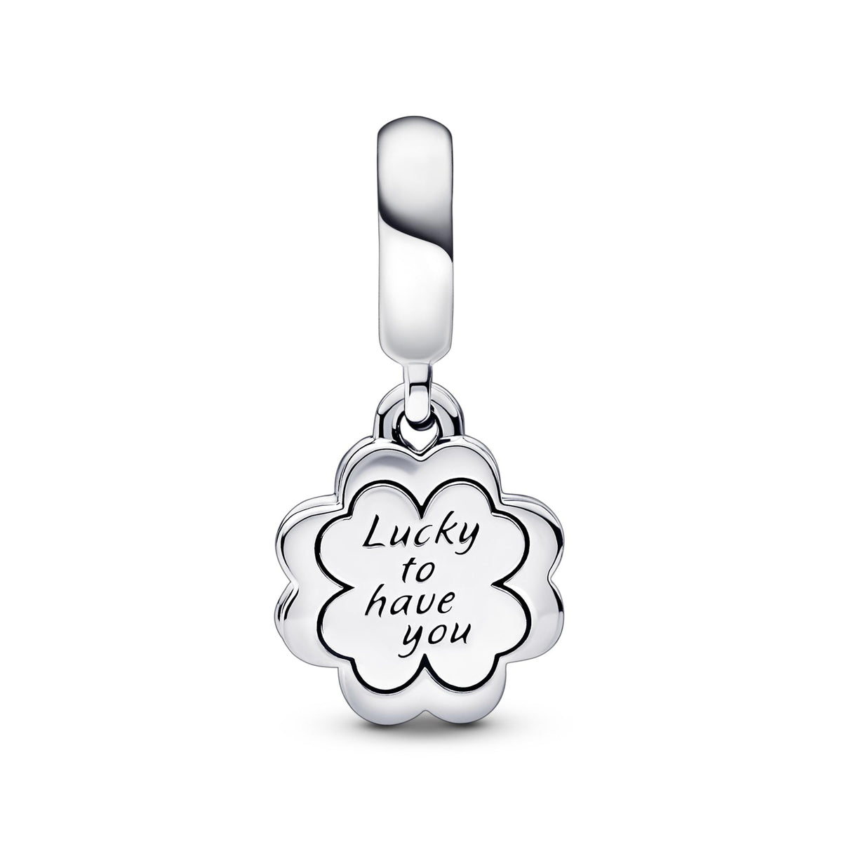Pandora Moments Charm Pendant Double Amitié Trèfle à Quatre Feuilles 792245C01
