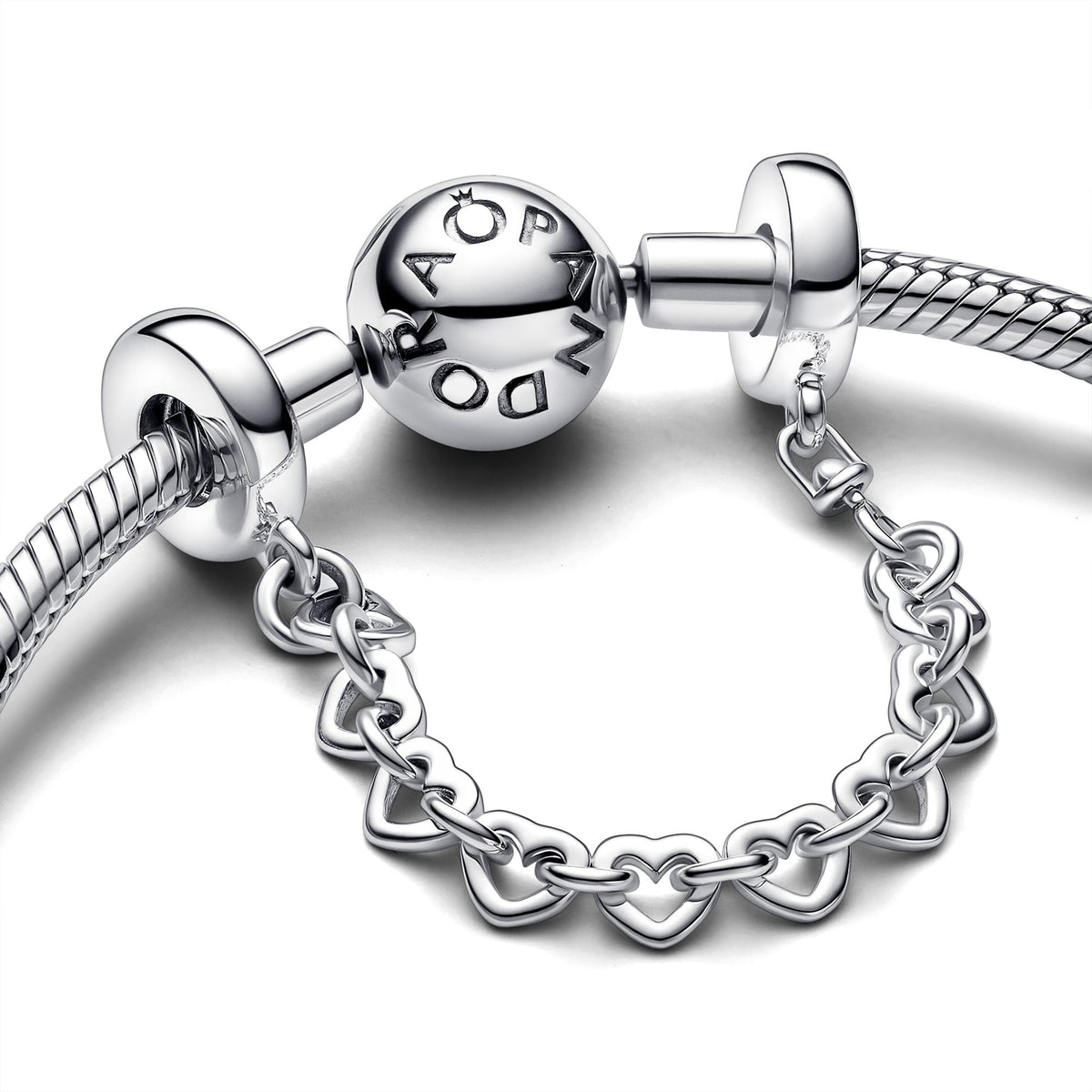 Pandora Moments Chaîne de Confort Cœurs Liés 792274C00-05