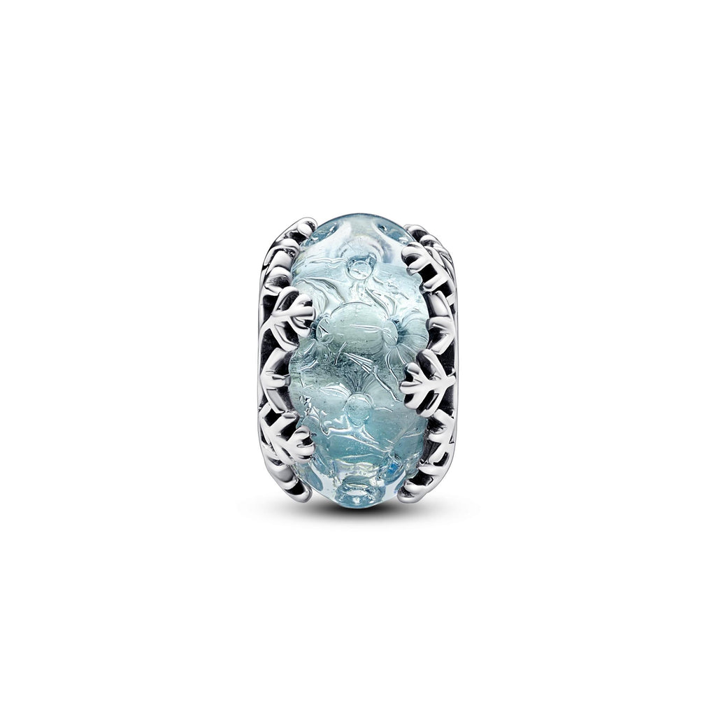Pandora Moments Charm Murano Flocon de Neige Bleu Hiver 792377C00