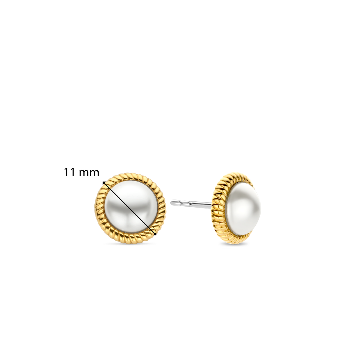Ti Sento Milano Puces d'oreilles Perles 7923YP