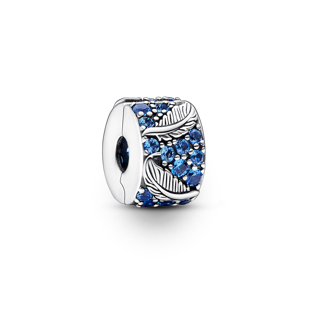 Pandora Moments Charm Clip Plume Courbe & Pavé 792552C01