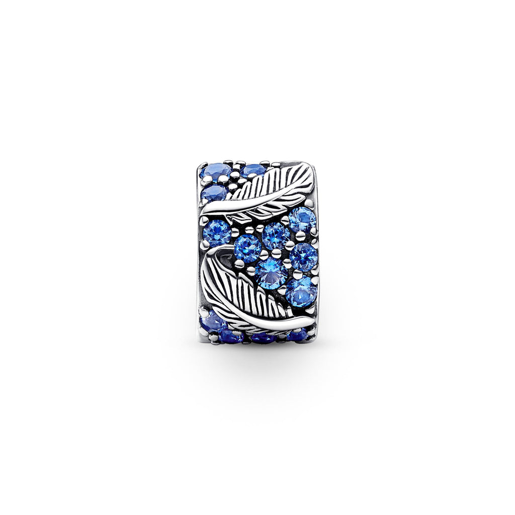 Pandora Moments Charm Clip Plume Courbe & Pavé 792552C01