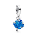 Pandora Charm Pendant Arbre de Vie en Verre de Murano Bleu 792614C01