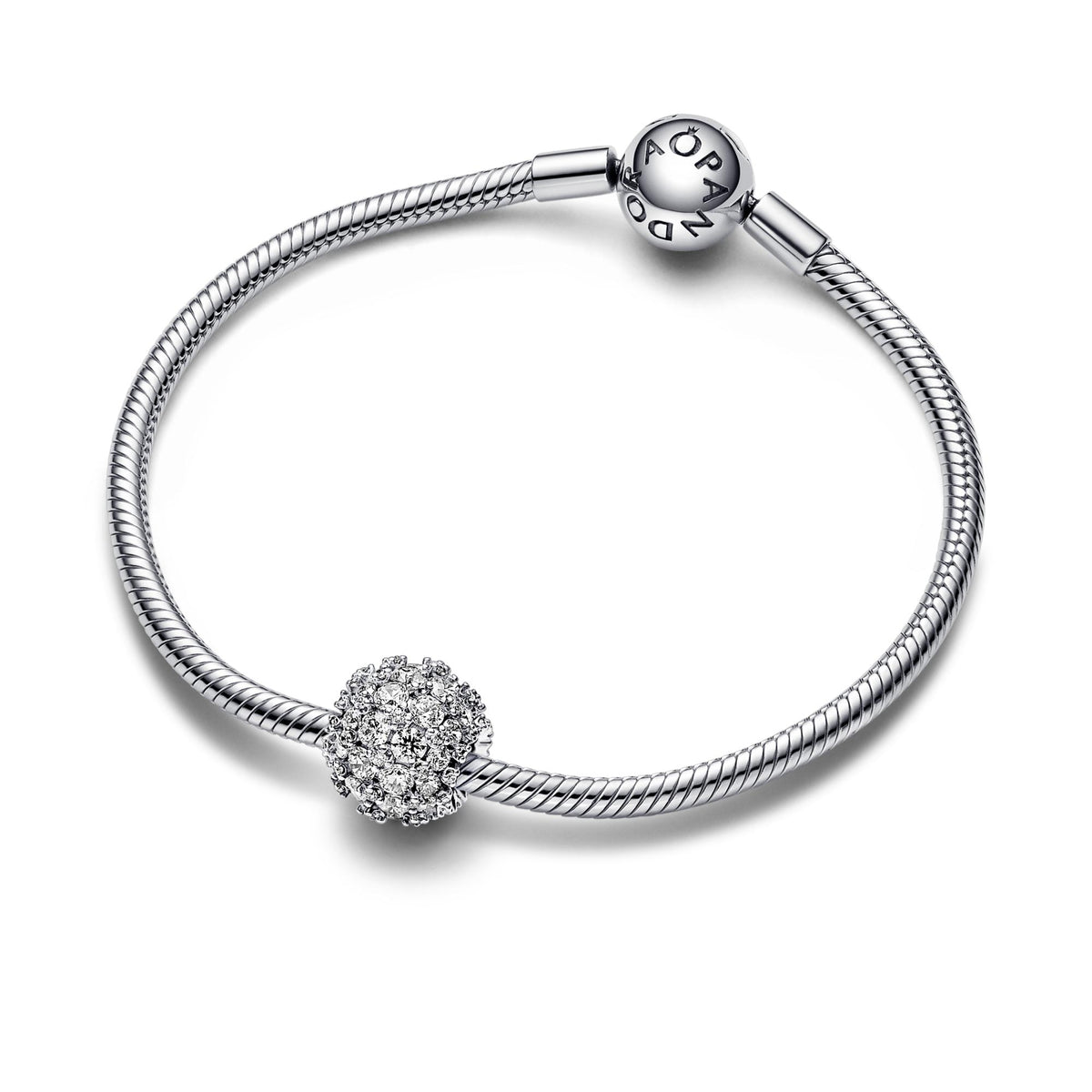 Pandora Moments Charm Rond Pavé Scintillant 792630C01