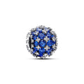 Pandora Moments Charm Rond Pavé Bleu Scintillant 792630C02