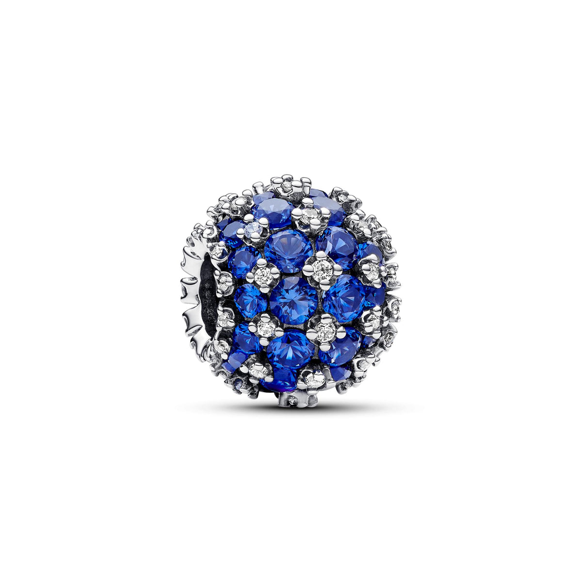 Pandora Moments Charm Rond Pavé Bleu Scintillant 792630C02