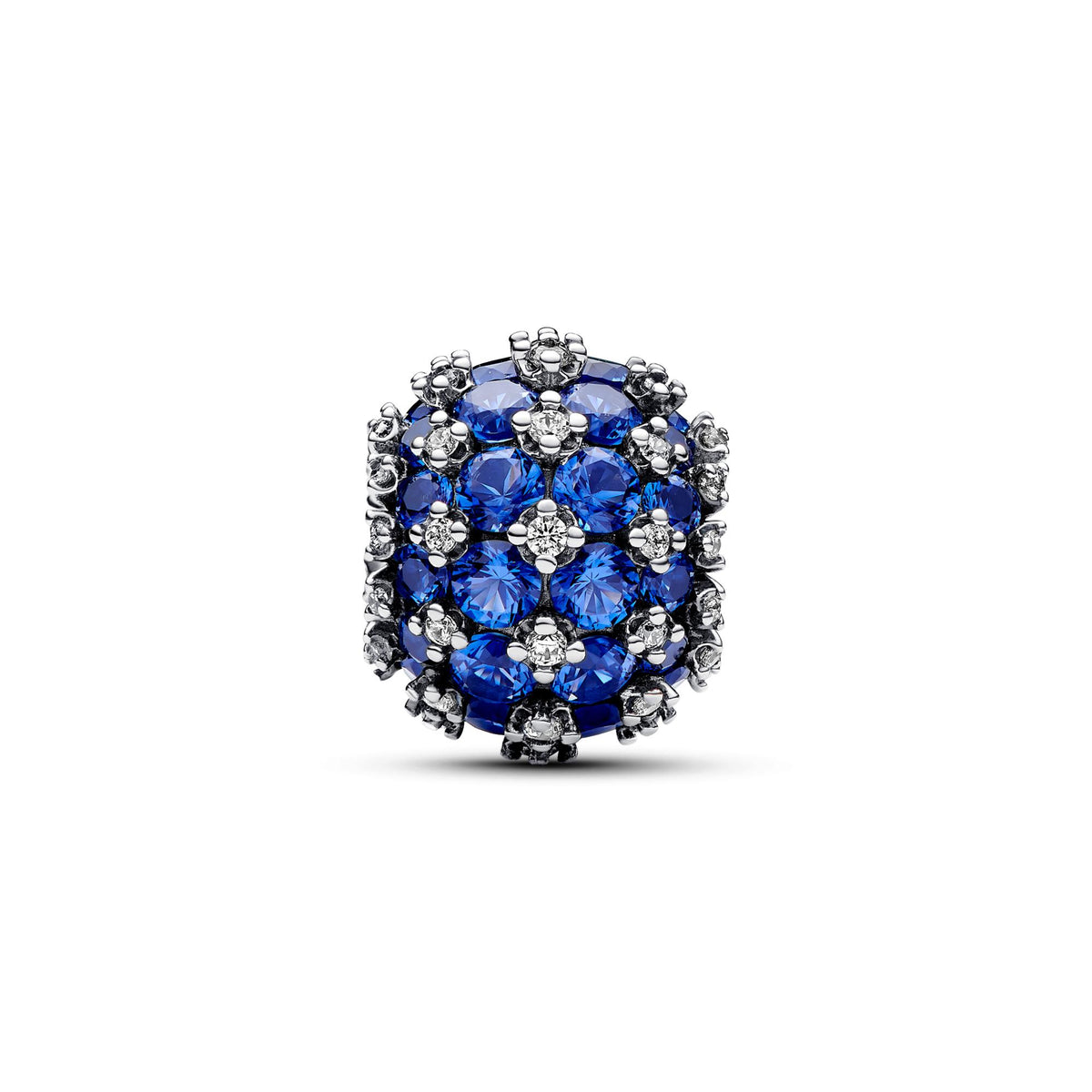 Pandora Moments Charm Rond Pavé Bleu Scintillant 792630C02