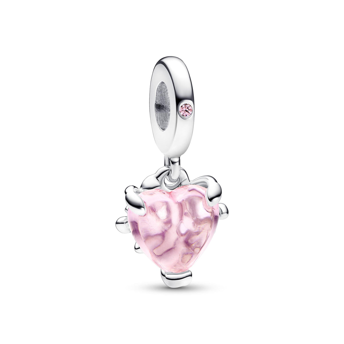 Pandora Moments Charm Pendant Arbre de Vie & Cœur Rose 792654C01