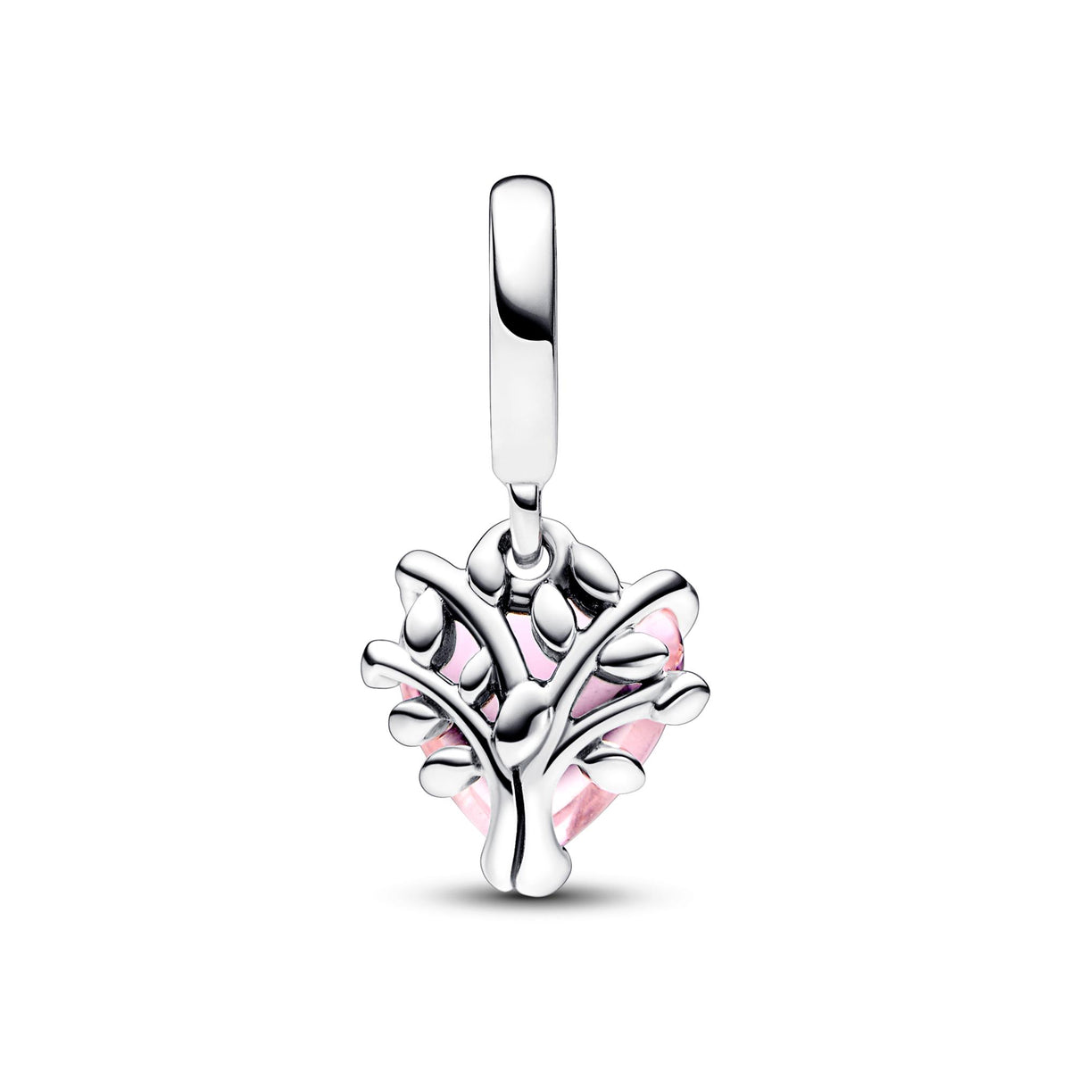 Pandora Moments Charm Pendant Arbre de Vie & Cœur Rose 792654C01