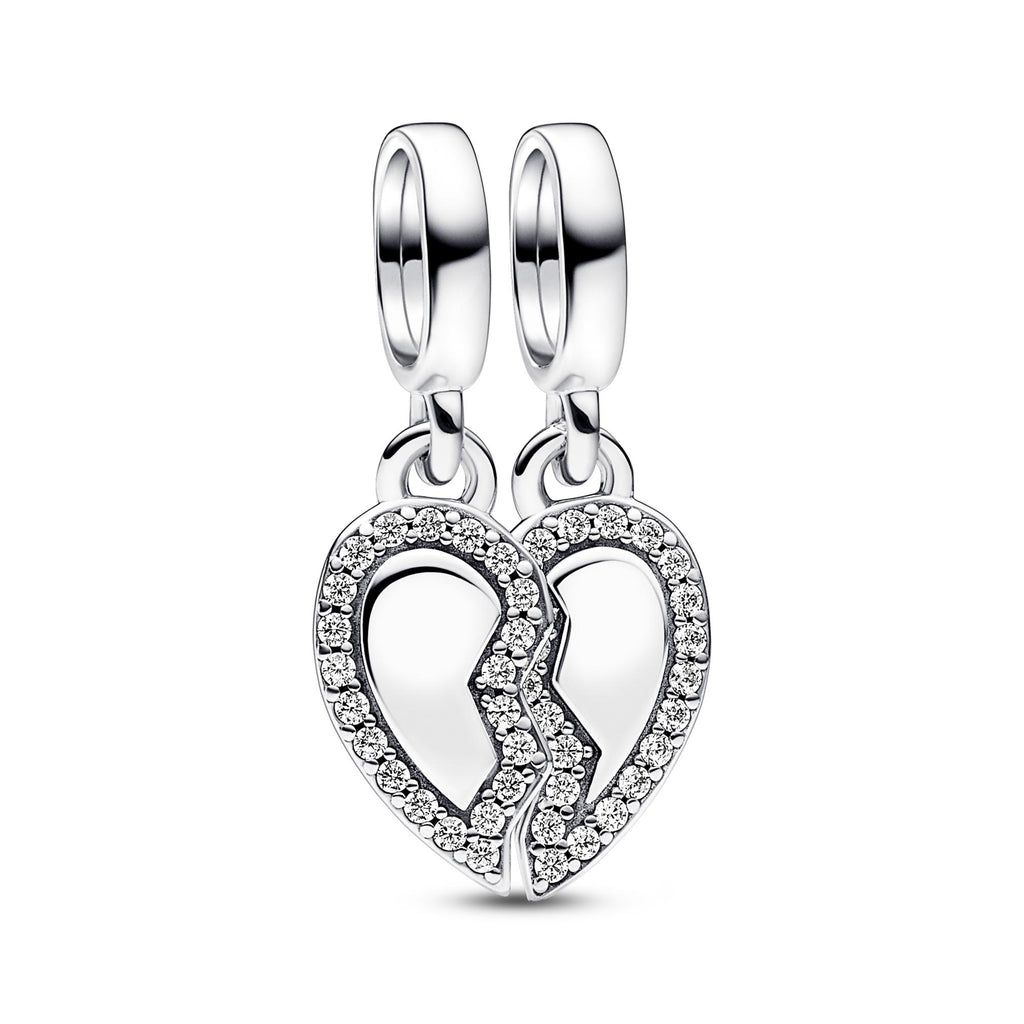 Pandora Moments Charm Pendant Cœur Séparable Amis 792743C01