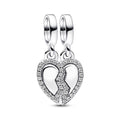 Pandora Moments Charm Pendant Cœur Séparable Amis 792743C01