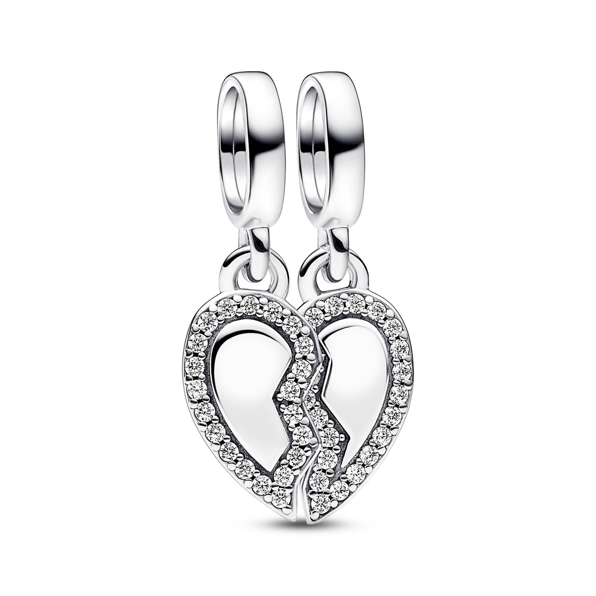 Pandora Moments Charm Pendant Cœur Séparable Amis 792743C01