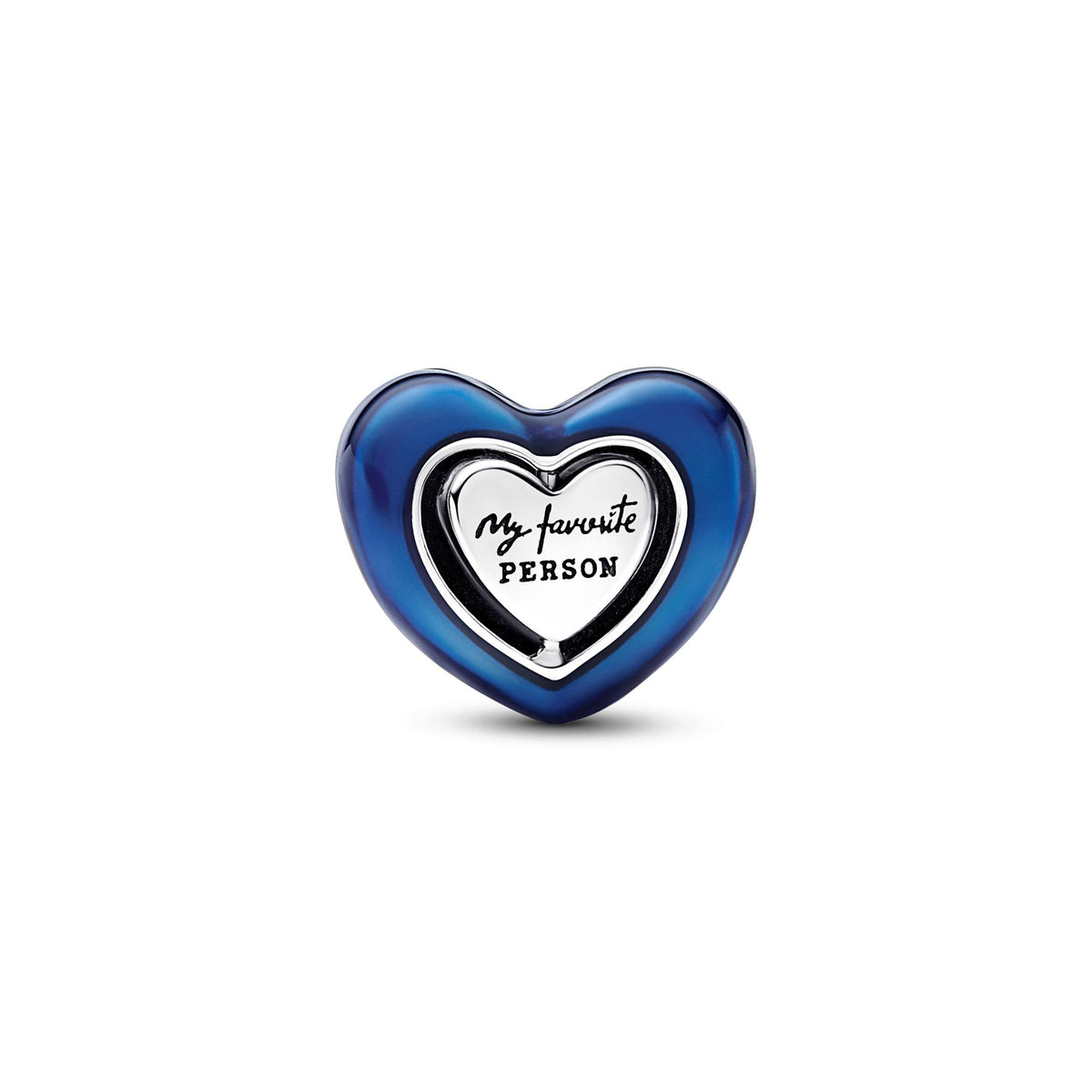 Pandora Moments Charm Cœur Rotatif Bleu 792750C01