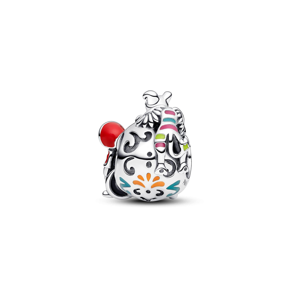 Pandora Disney Charm Phosphorescent Disney Pixar Coco Crâne Miguel & Dante 792817C01