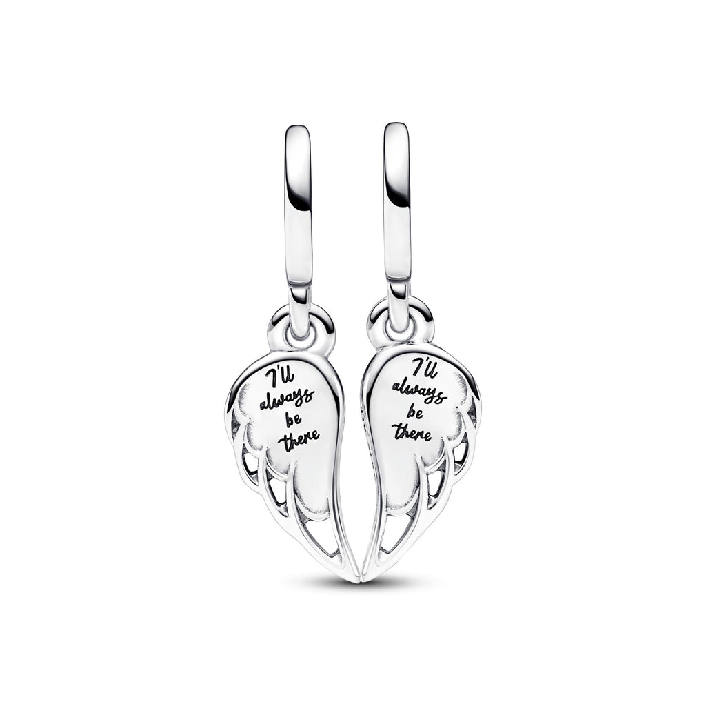 Pandora Moments Charm Pendant Ailes d’Ange Séparables Scintillantes 792821C01