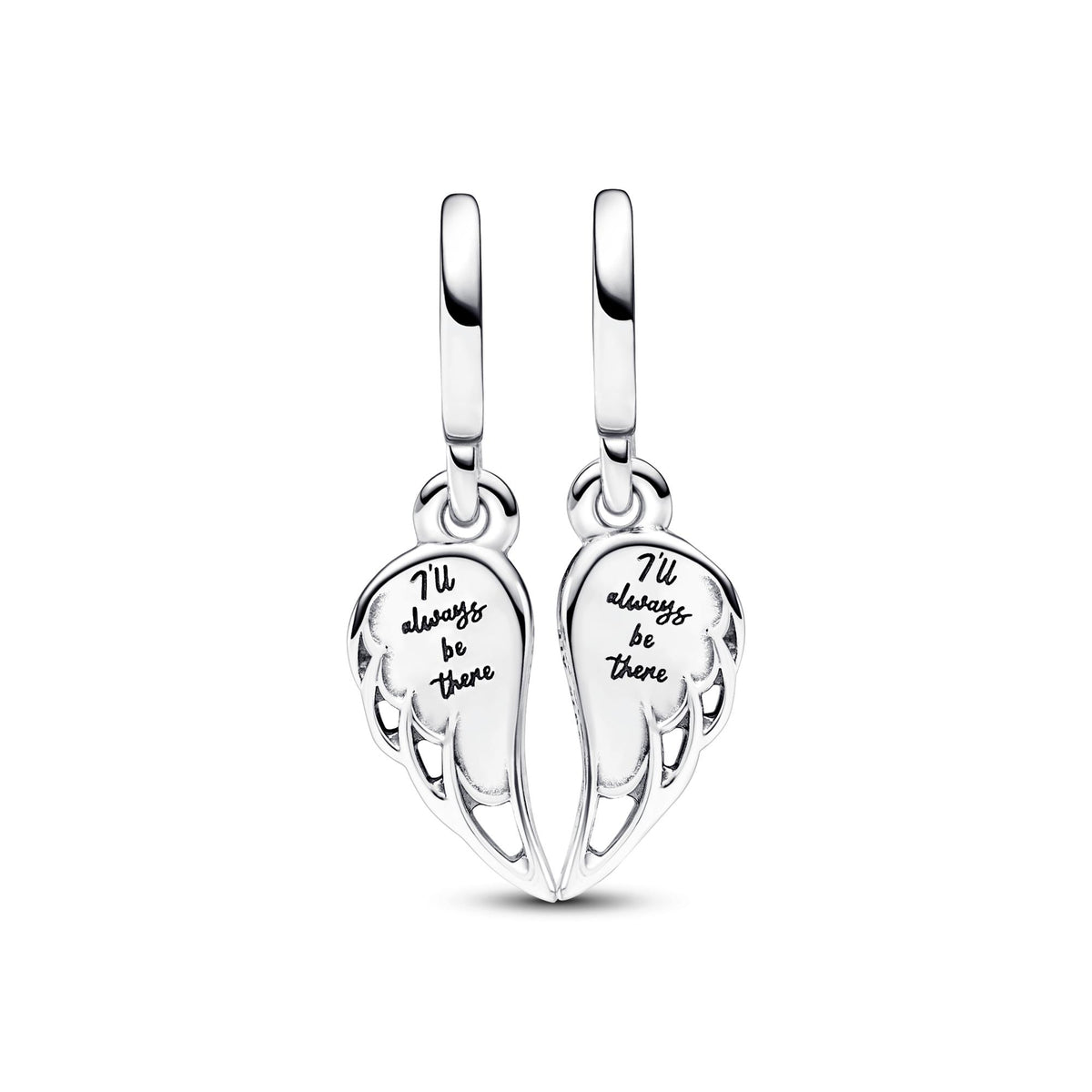Pandora Moments Charm Pendant Ailes d’Ange Séparables Scintillantes 792821C01