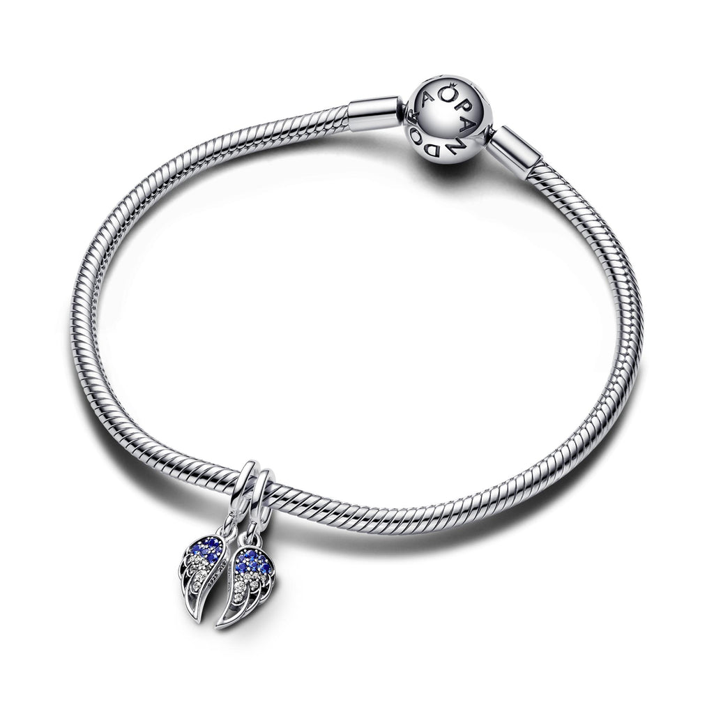 Pandora Moments Charm Pendant Ailes d’Ange Séparables Scintillantes 792821C01