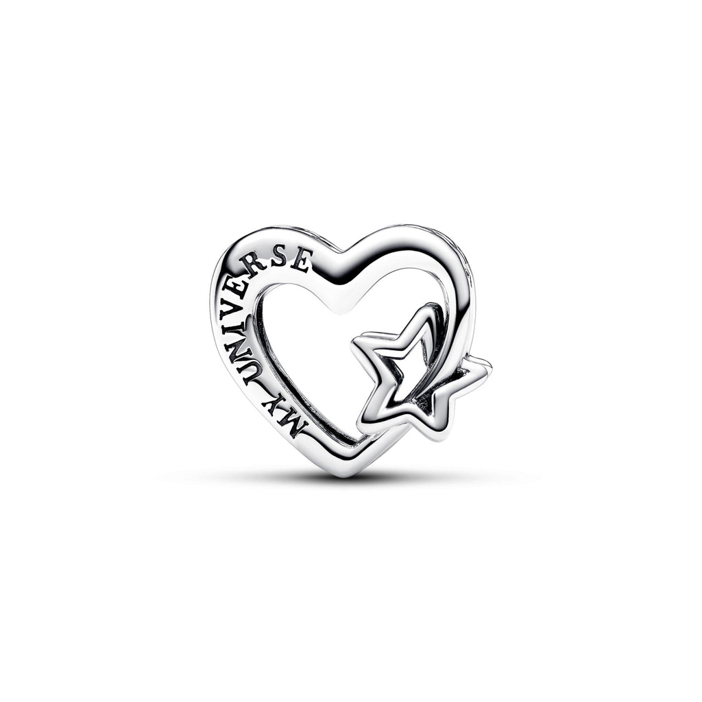 Pandora Moments Charm Ajouré Famille Cœur et Étoile 792829C00