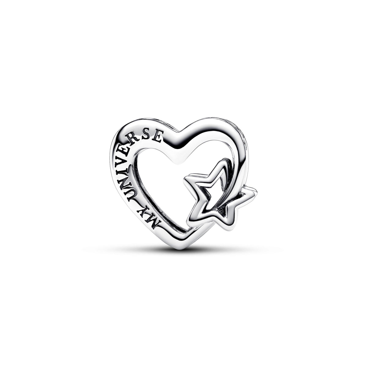 Pandora Moments Charm Ajouré Famille Cœur et Étoile 792829C00