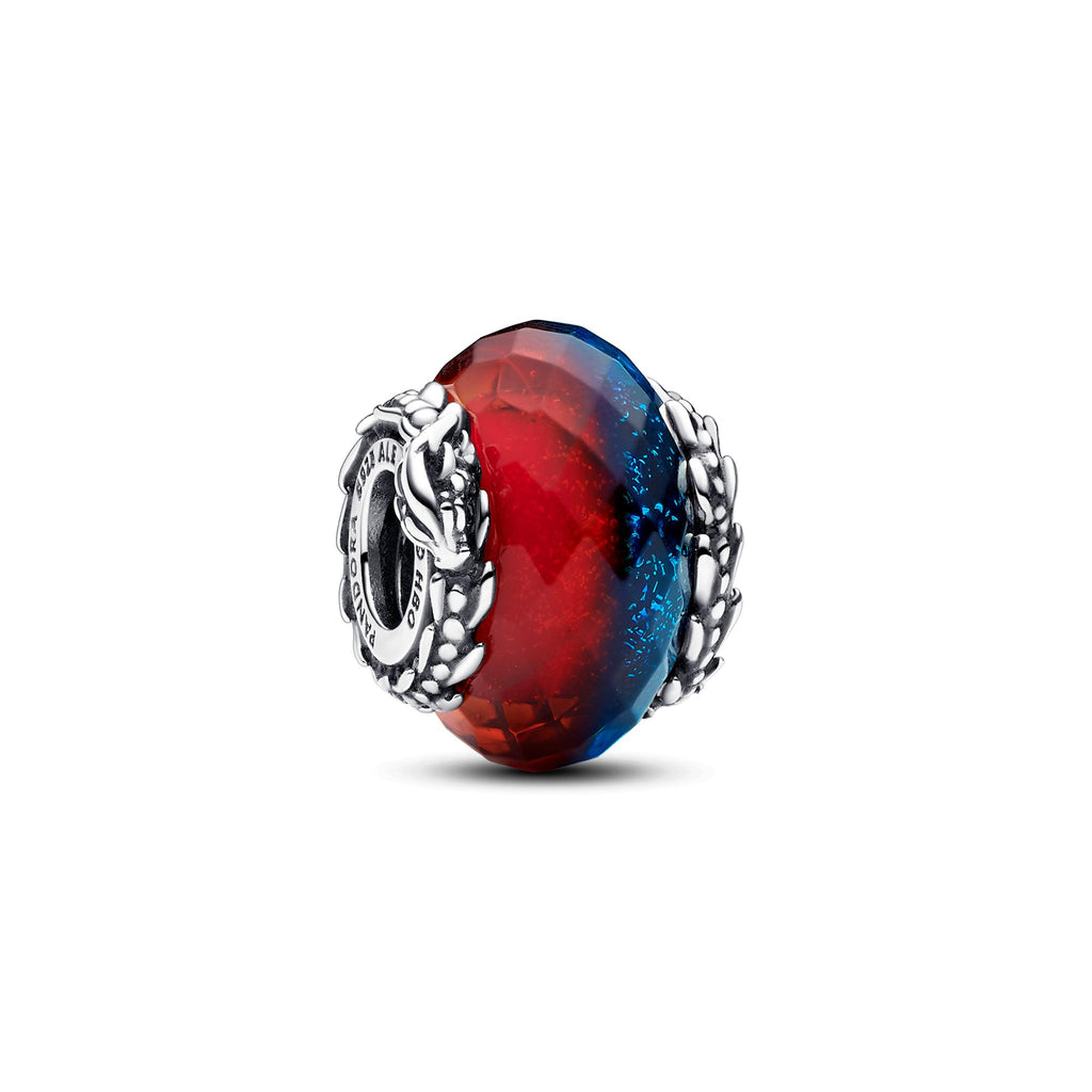 Pandora Game of Thrones Charm en Verre de Murano Double Game of Thrones Dragons Glace & Feu 792966C00