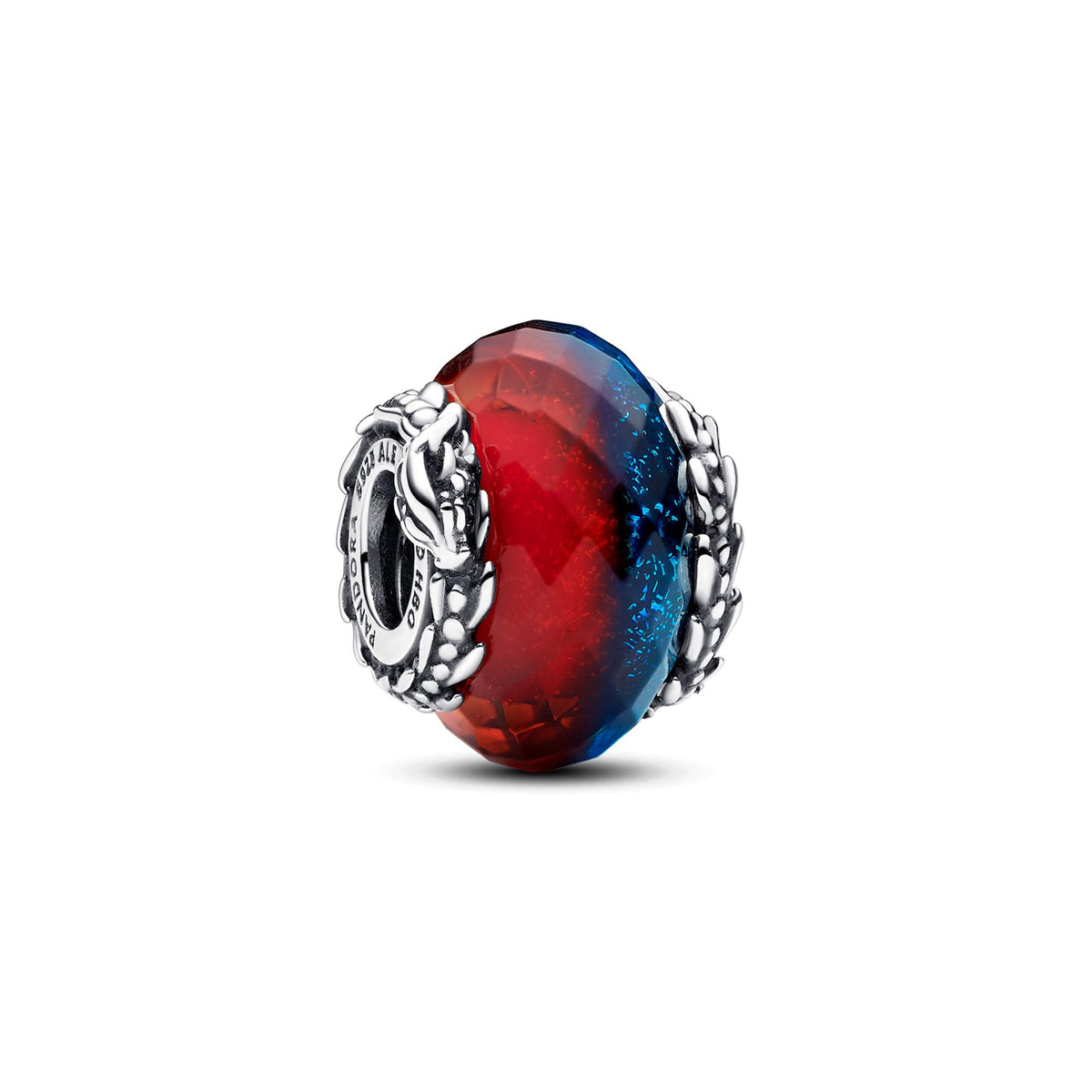 Pandora Game of Thrones Charm en Verre de Murano Double Game of Thrones Dragons Glace & Feu 792966C00