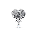 Pandora Moments Charm Cœur & Ailes d’Ange Scintillantes 792980C01