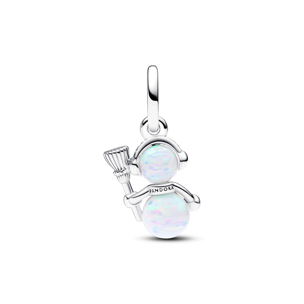 Pandora Moments Charm Pendant Bonhomme de Neige Opalescent 792981C01