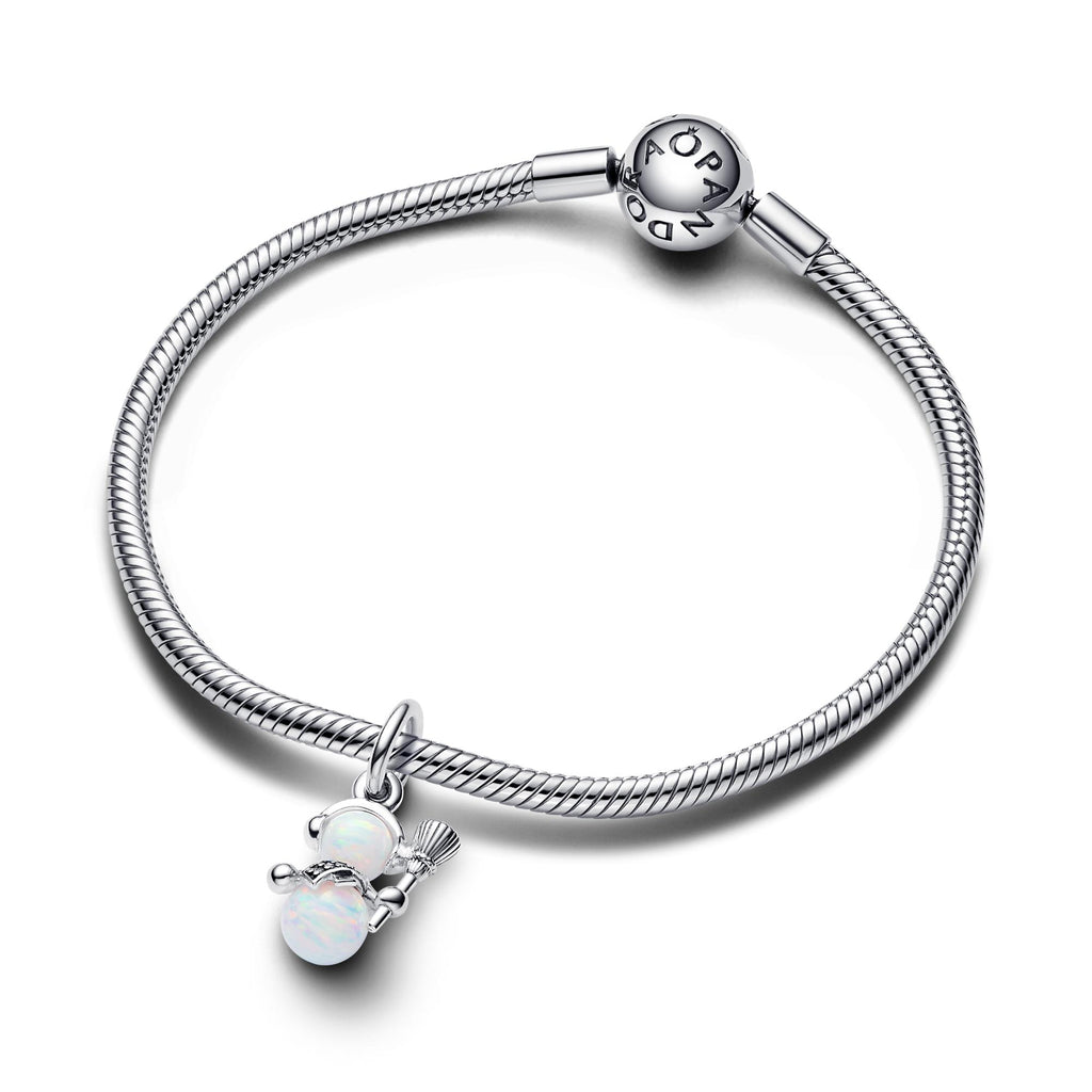 Pandora Moments Charm Pendant Bonhomme de Neige Opalescent 792981C01
