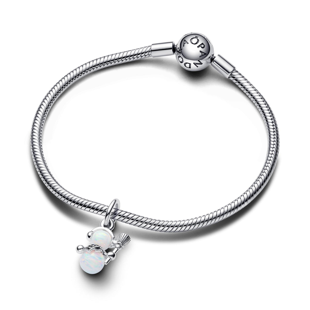 Pandora Moments Charm Pendant Bonhomme de Neige Opalescent 792981C01