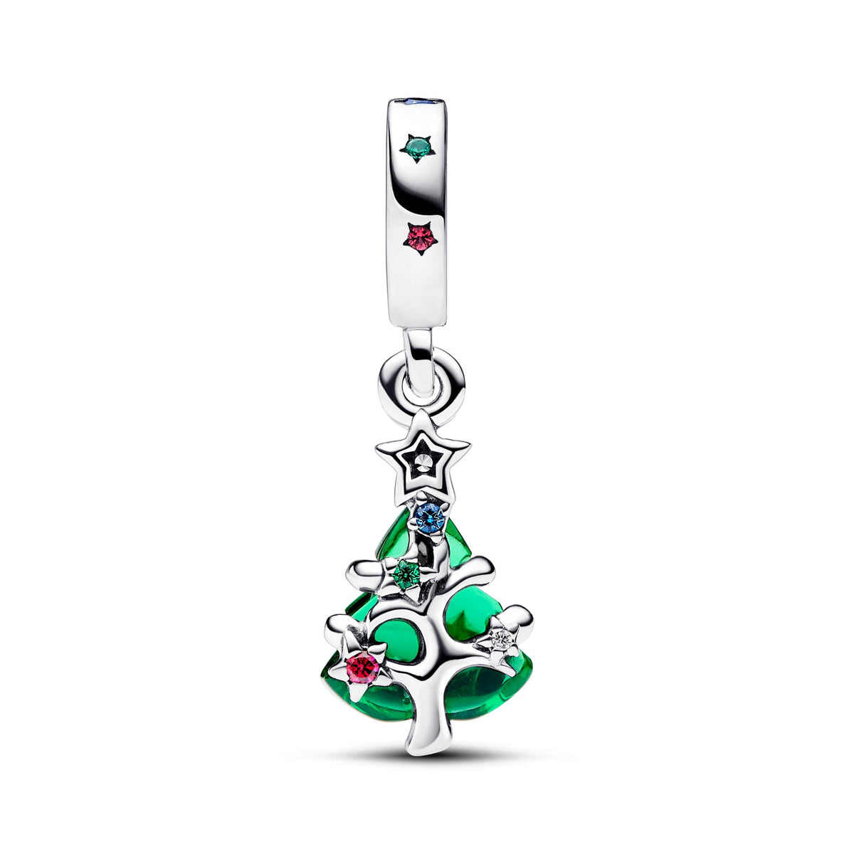 Pandora Moments Charm Pendant Sapin de Noël Scintillant 792983C01