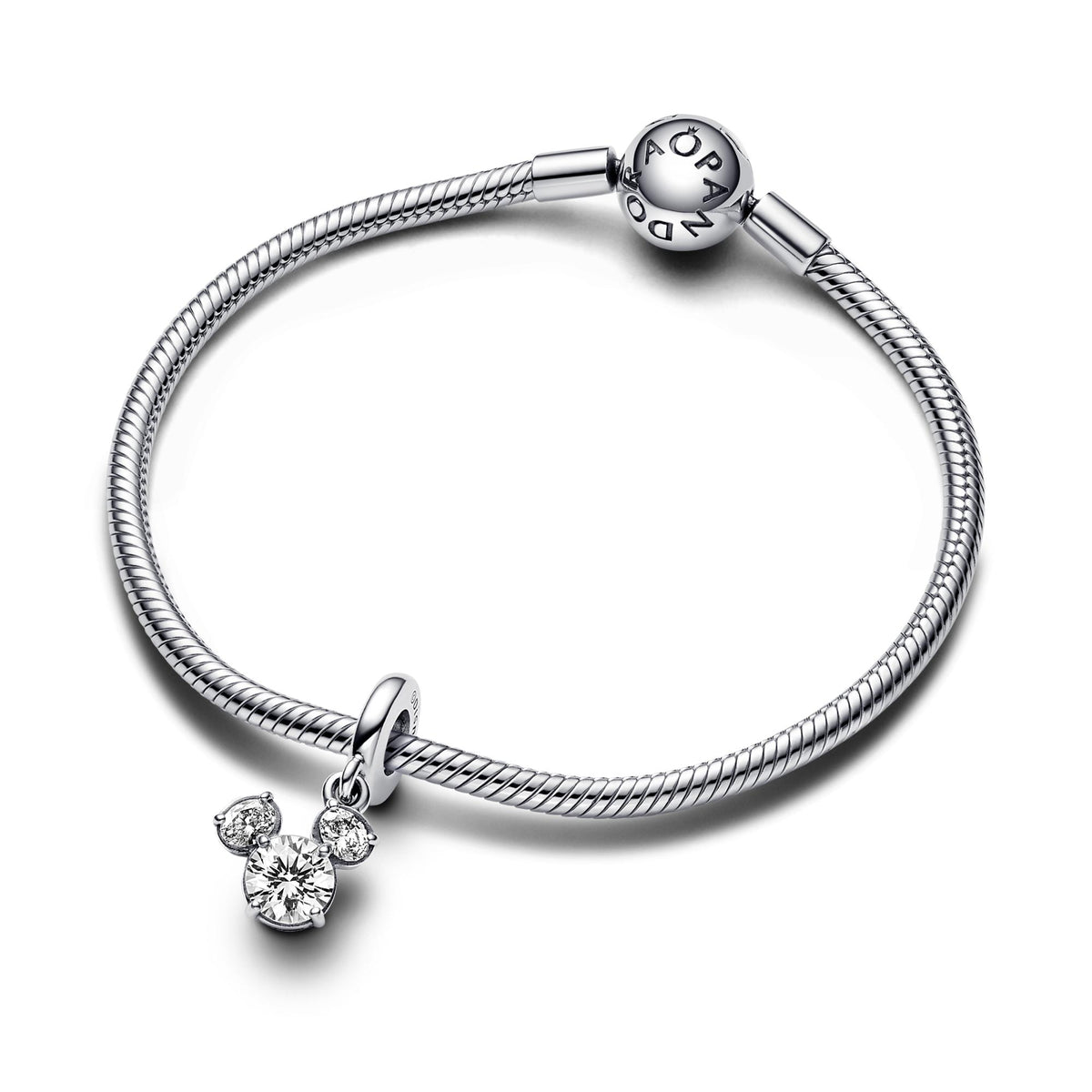 Pandora Disney Charm Pendant Disney Tête de Mickey Silhouette Scintillante 793031C01