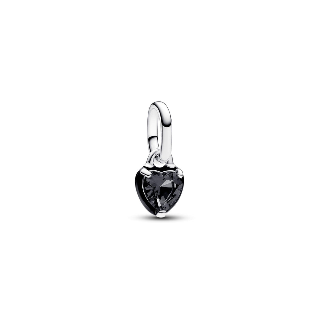 Pandora ME Mini Dangle Cœur Chakra Noir 793042C01