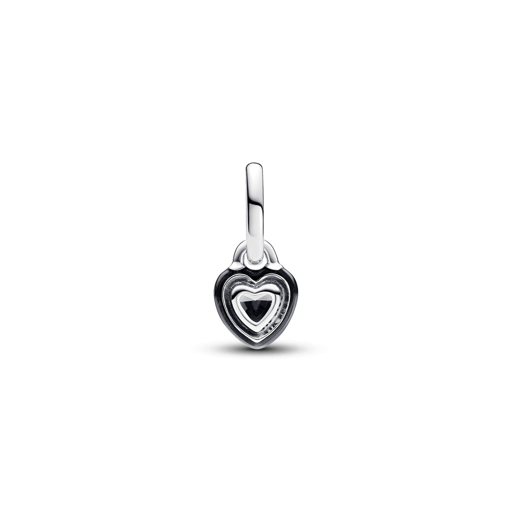 Pandora ME Mini Dangle Cœur Chakra Noir 793042C01