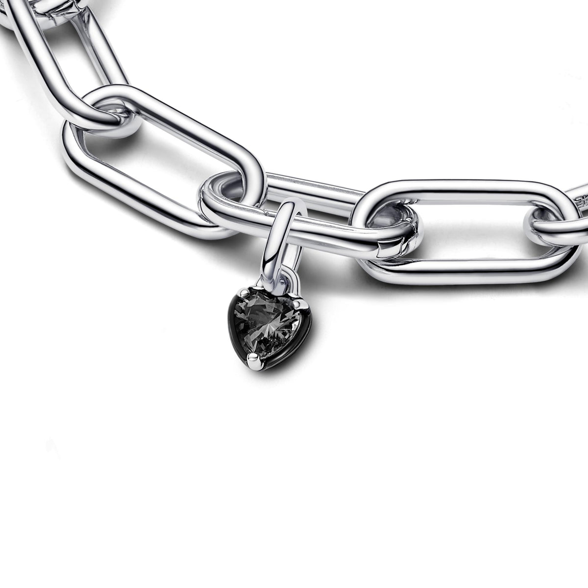 Pandora ME Mini Dangle Cœur Chakra Noir 793042C01