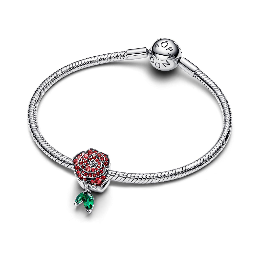 Pandora Moments Charm Rose en Fleur Scintillante 793201C02