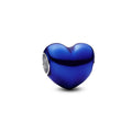 Pandora Moments Charm Cœur Bleu Métallique 793337C05