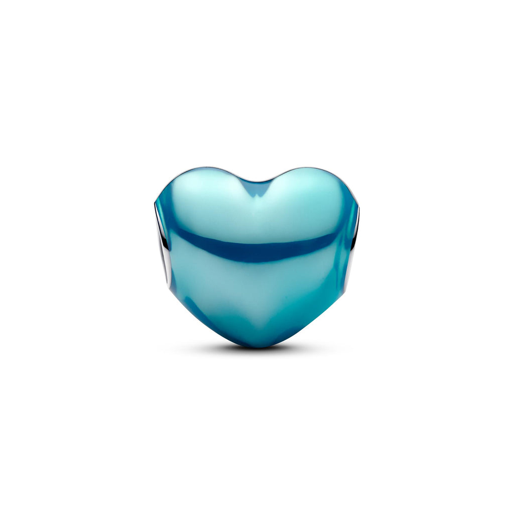 Pandora Moments Charm Cœur Bleu Ciel Métallique 793337C06