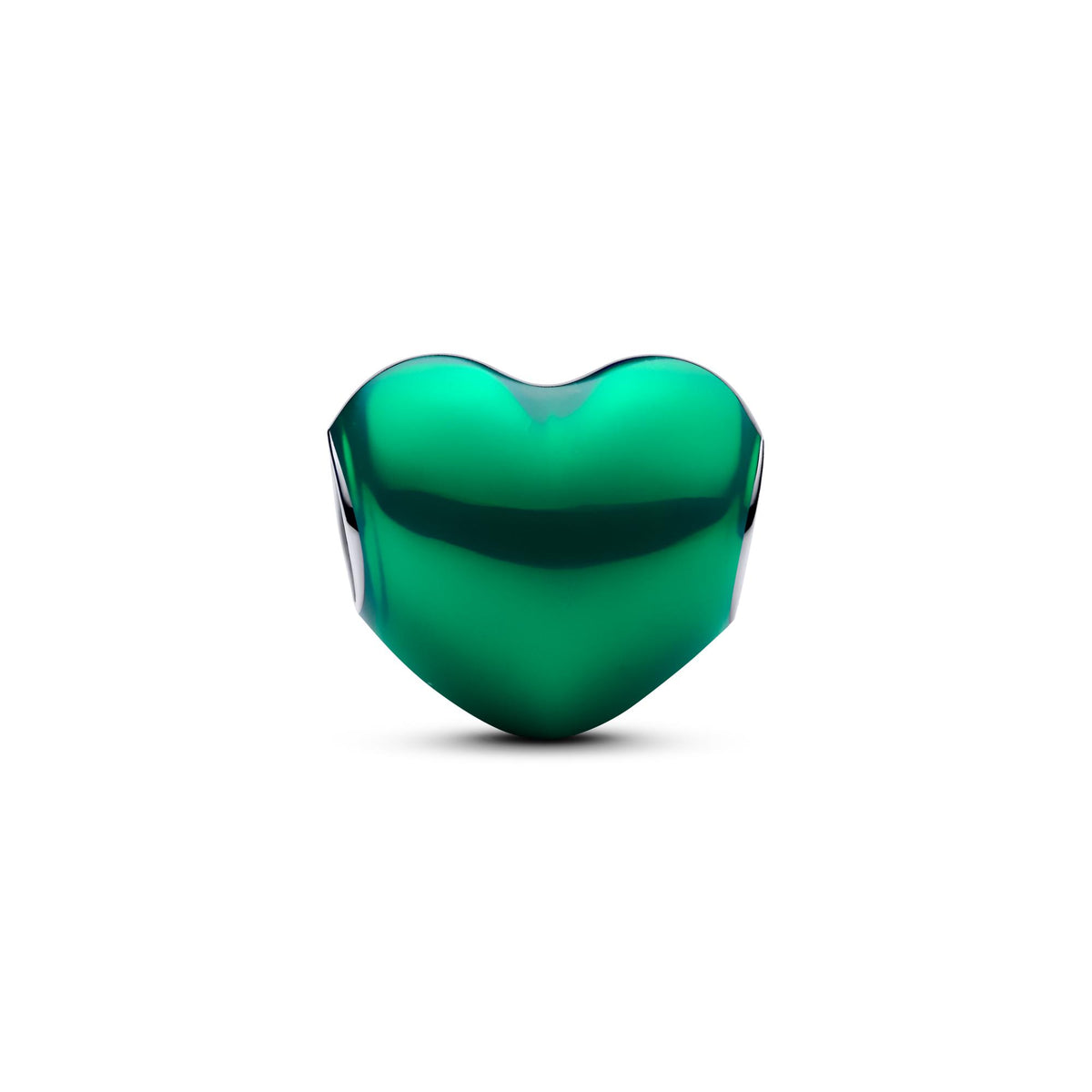 Pandora Moments Charm Cœur Vert Métallique 793337C07