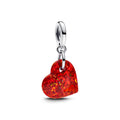 Pandora Moments Charm Pendant Cœur Rouge Opalescent 793348C01