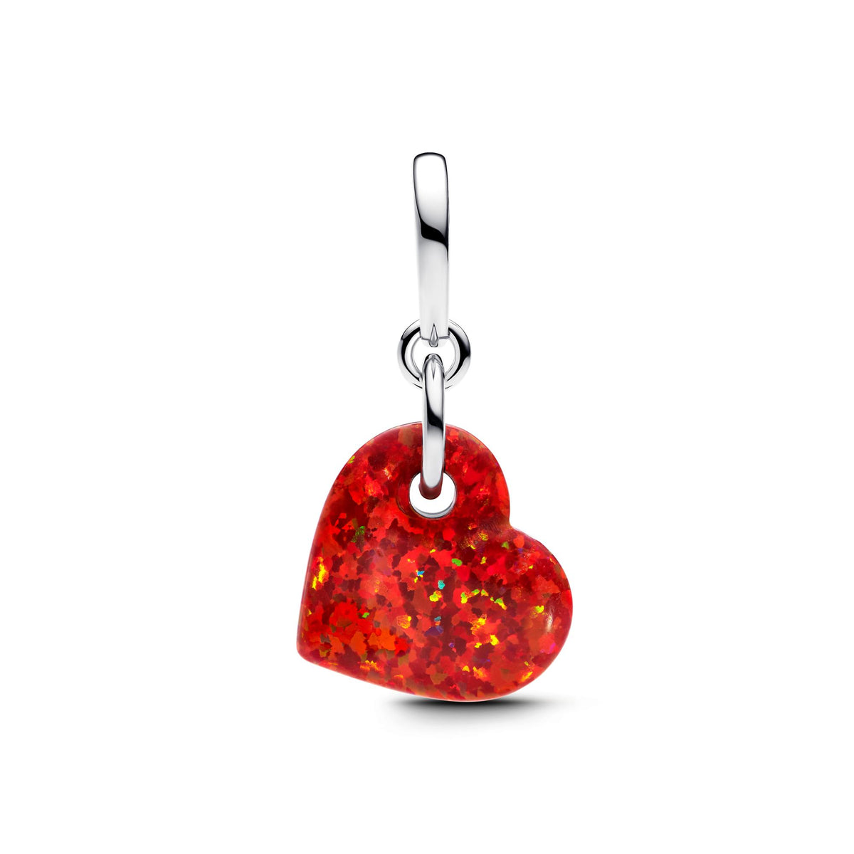 Pandora Moments Charm Pendant Cœur Rouge Opalescent 793348C01