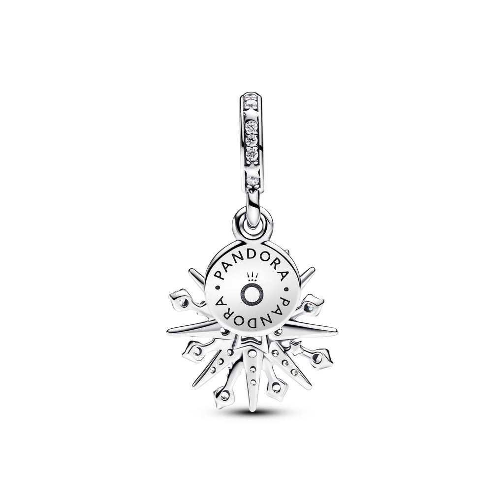 Pandora Moments Charm Pendant Double Feu d'Artifice Scintillant 793512C01